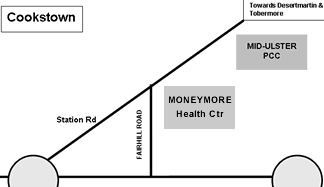 Moneymore PCC Map - Click here to see map
