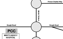 Whiteabbey PCC Map - Click here to see map